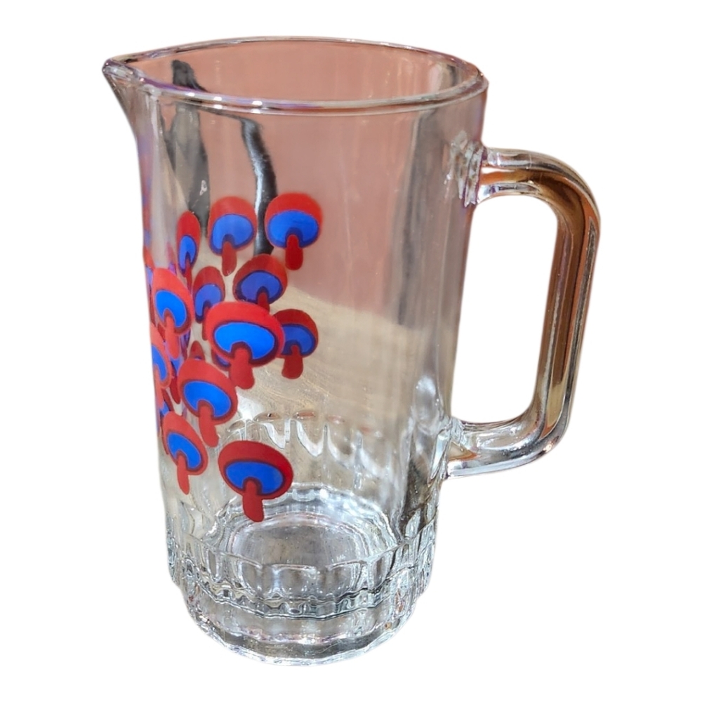 MCM Glass Mushroom Pitcher 🍄